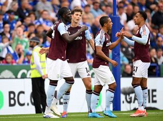 LEICESTER, ENGLAND - AUGUST 31: <<enter caption here>> during the Premier League match between Leicester City FC and Aston Villa FC at The King Power Stadium on August 31, 2024 in Leicester, England. (Photo by Michael Regan/Getty Images)