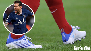 What boots does Lionel Messi wear