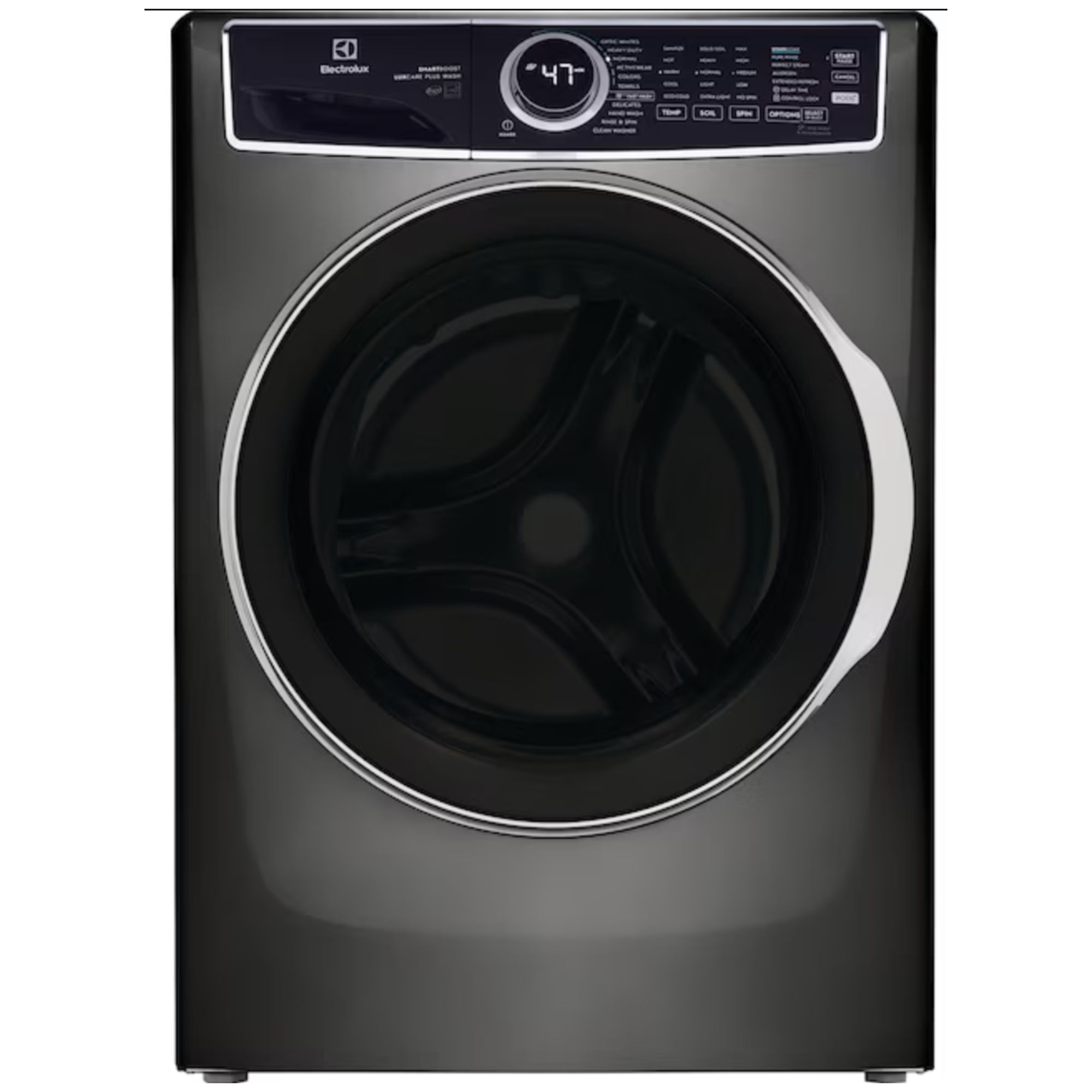Electrolux Smartboost, Optic Whites and Pure Rinse 4.5-cu ft High Efficiency Stackable Steam Cycle Front-Load Washer ( Titanium ) ENERGY STAR