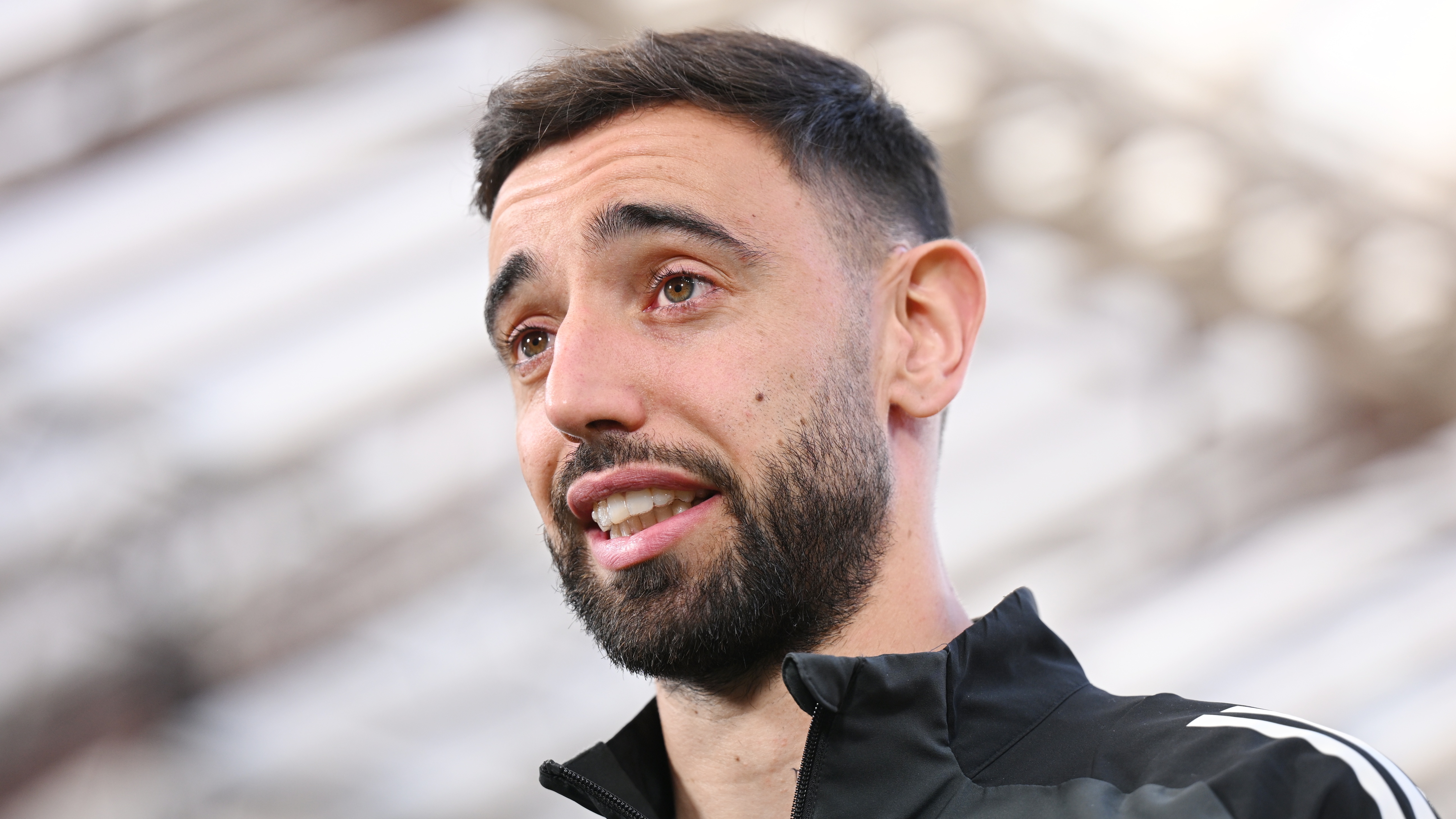 Bruno Fernandes in build up to Europa League final