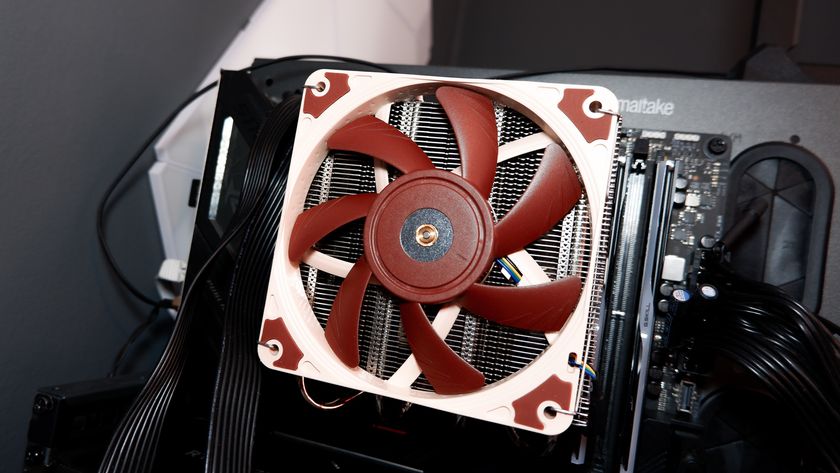 A Noctua NH-L12S cooler installed on a motherboard.