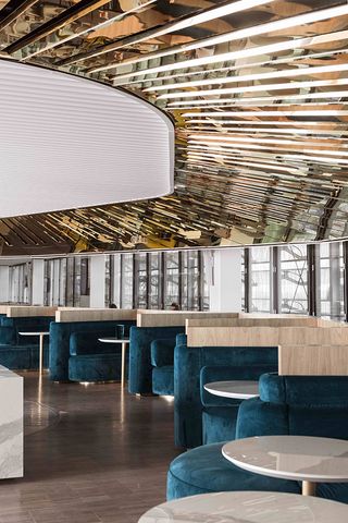 Air France’s business class lounge