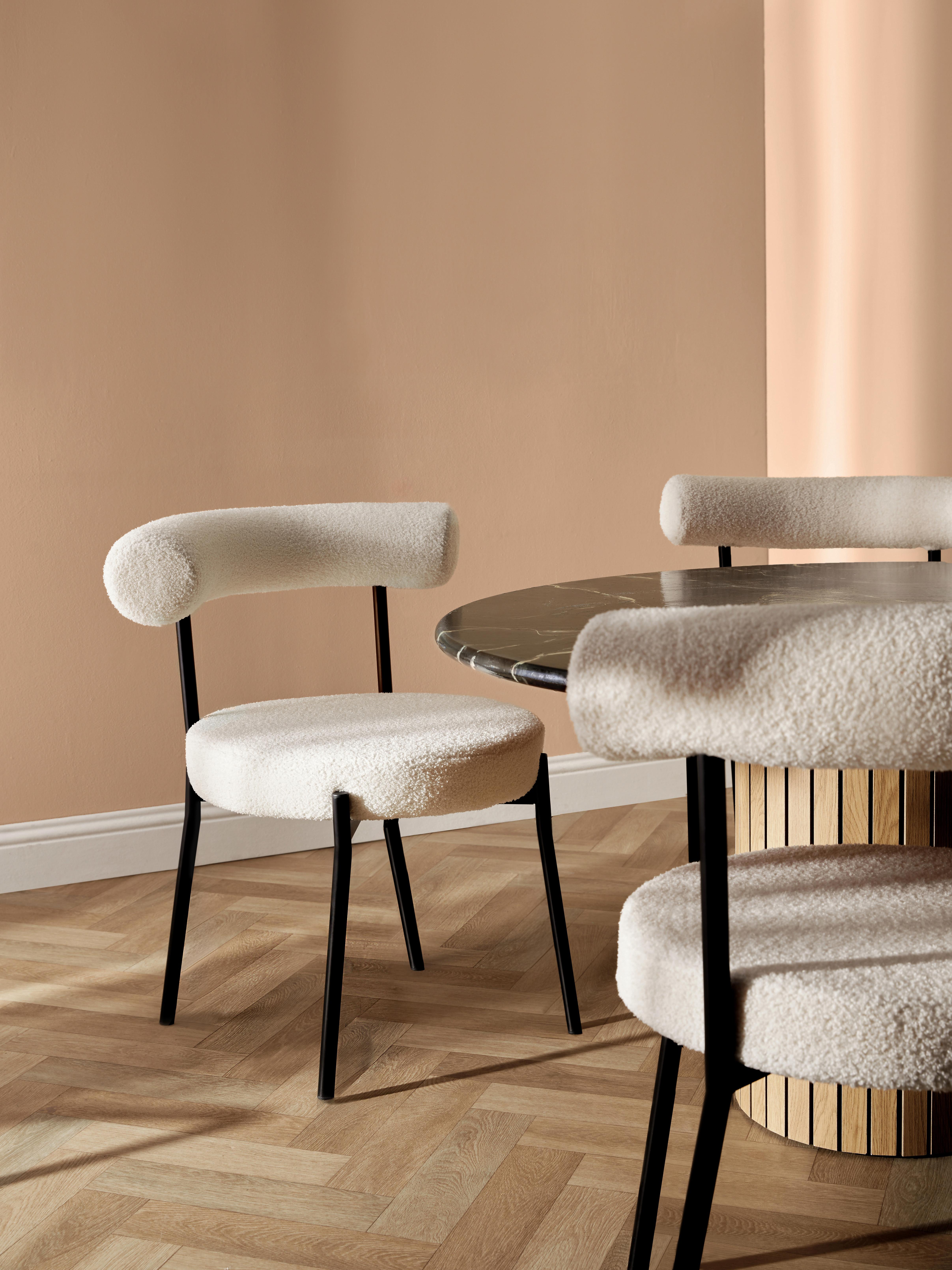 Bouclé Dining Chair