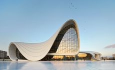 Pictured: Heydar Aliyev Centre in Baku, Azerbaijan (2007–2012). by Zaha Hadid