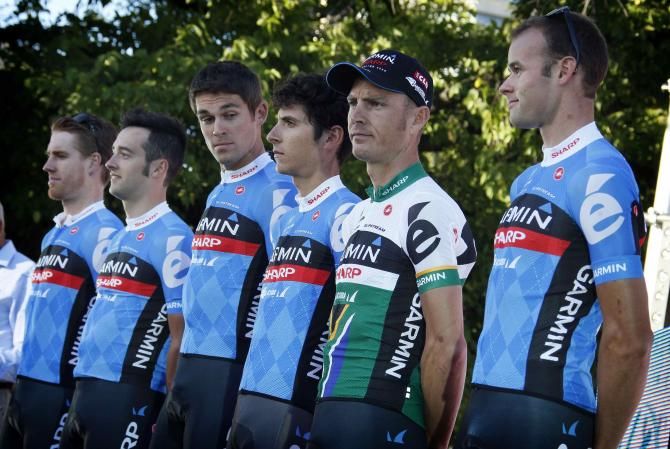 Garmin Sharp present the team for the 2013 edition of Tour Down Under