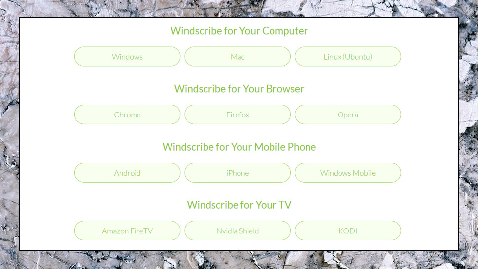 Windscribe Platforms