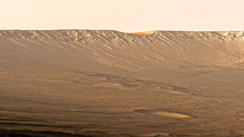 Volcanic cones on Mars tell a tale of ice and fire