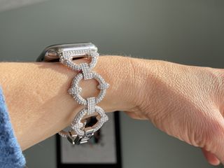 Goldenerre Crystal Pave Link Band For Apple Watch Lifestyle
