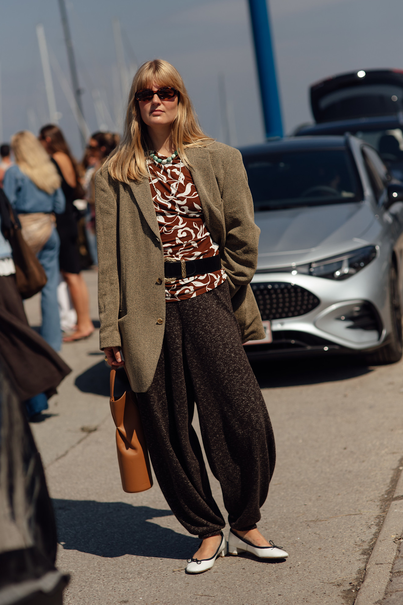 woman in blazer