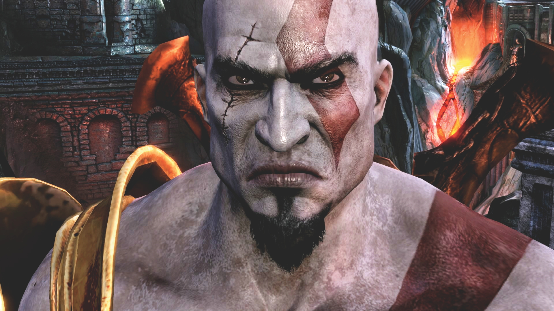 god of war 3 kratos drawing