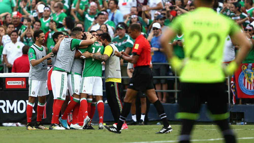 Mexico 3 El Salvador 1 Defending Gold Cup champions win opener