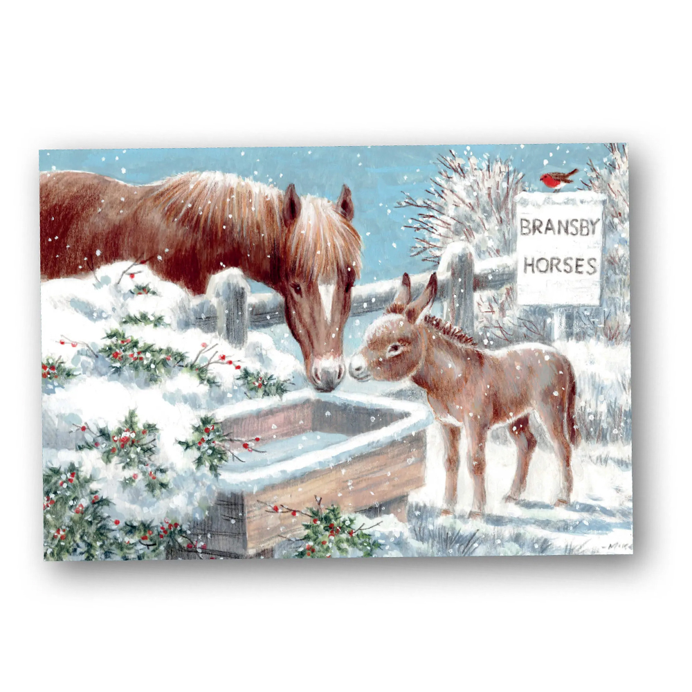 Bransby 'A Snowy Sanctuary' Christmas Card