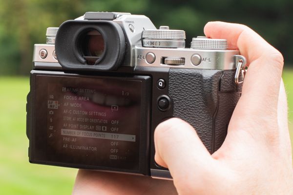 The X-T3's EVF is one of the nicest to use across current mirrorless cameras. Image credit: TechRadar