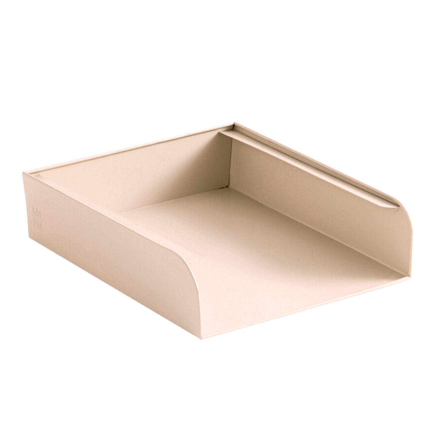 A metal mail tray