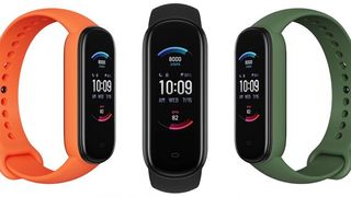 Amazfit Band 5 in different colours