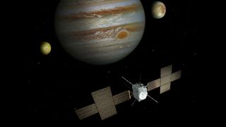 The JuICE mission will explore Europa, Ganymede and Callisto | Credit: ESA/ATG medialab
