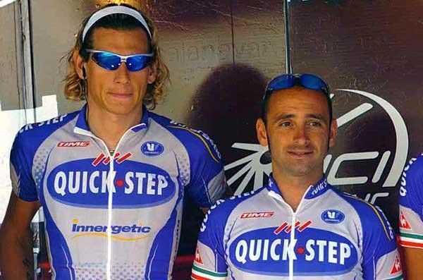 Fillipo Pozzato and Paolo Bettini were looking to extend Pozzato's recent winning streak