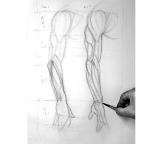 How to draw an arm: stay sharp