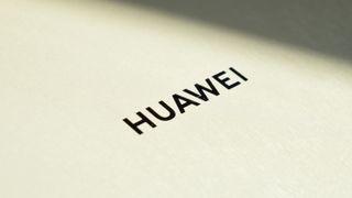 The logo on the back of the Huawei MatePad Pro