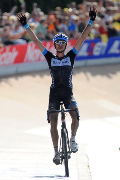 Is there a better way to win a bike race than alone in the Roubaix velodrome?
