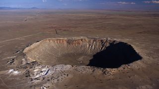Meteor crater in Arizona is one of the most well-preserved impact craters on Earth, with an estimated age of about 50,000 years. A new study of larger, less pristine craters raises new questions about how many large impacts Earth experiences in a given timeframe.