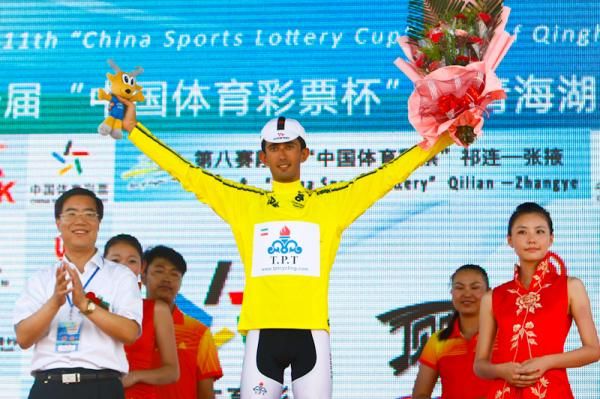 Hossein Alizadeh (IRI) Tabriz Petrochemical Team is the current leader after eight stages at Tour of Qinghai Lake