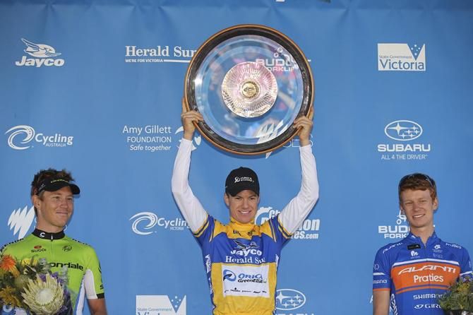 The 2014 winner of the Jayco Herald Sun Tour, Simon Clarke
