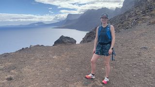 Julia Clarke hiking in Gran Canaria