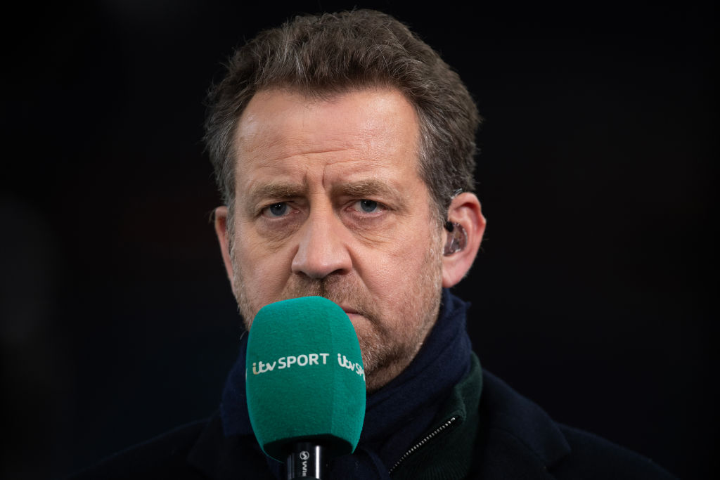 ITV television presenter Mark Pougatch prior to the Emirates FA Cup Fourth Round Replay match between Aston Villa and Chelsea at Villa Park on February 7, 2024 in Birmingham, England. (Photo by Joe Prior/Visionhaus via Getty Images) ITV Euro 2024