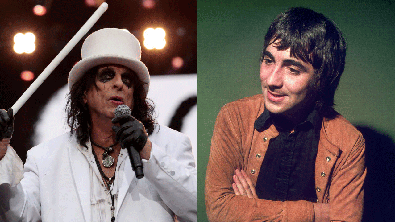 Alice Cooper and Keith Moon