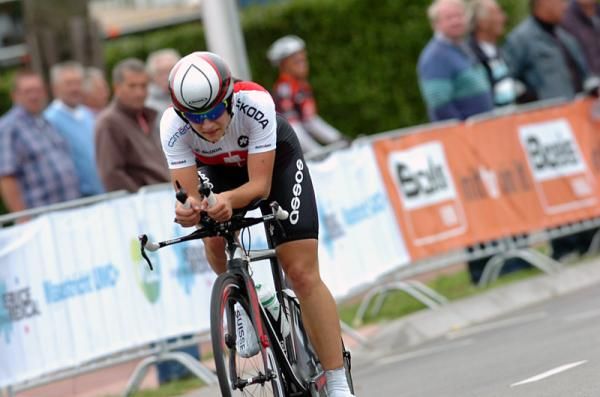 Ramona Forchini (Switzerland) finished fifth in the Junior women's time trial world championship.