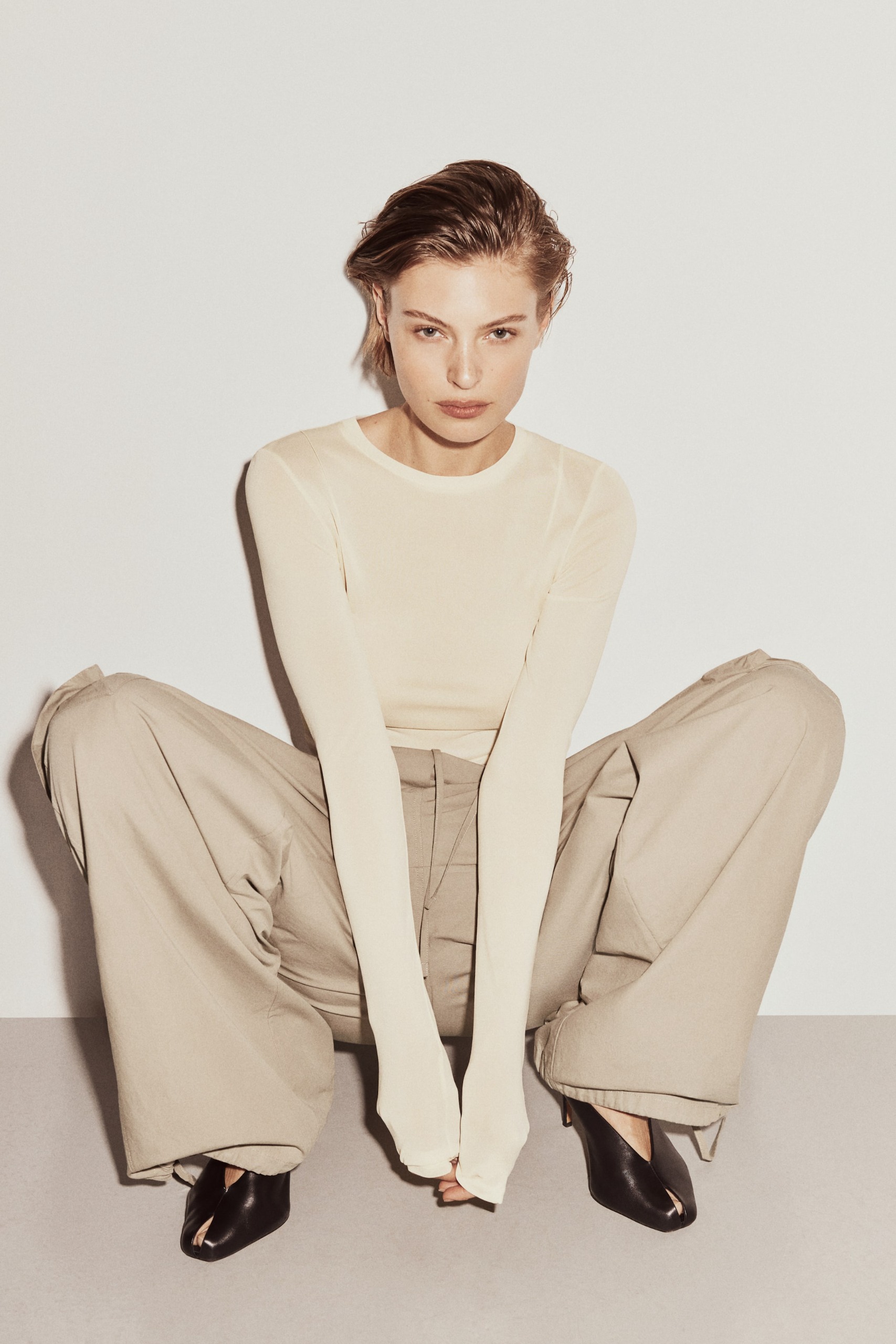 Silk-Blend Top