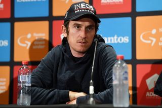 ADELAIDE AUSTRALIA JANUARY 14 Geraint Thomas of The United Kingdom and Team INEOS Grenadiers during the 23rd Santos Tour Down Under 2023 Press Conference TourDownUnder on January 14 2023 in Adelaide Australia Photo by Tim de WaeleGetty Images