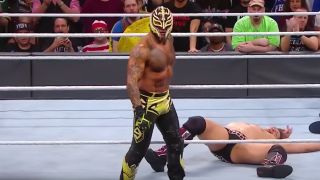 Rey Mysterio at the 2018 Royal Rumble