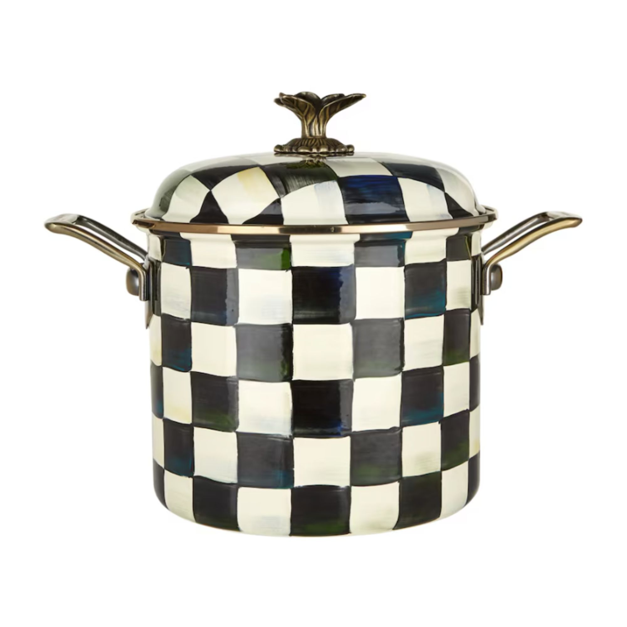 Mackenzie-Childs Courtly Check Stockpot