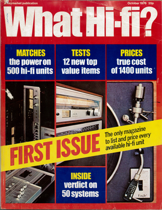 What Hi-Fi? issue 1 cover
