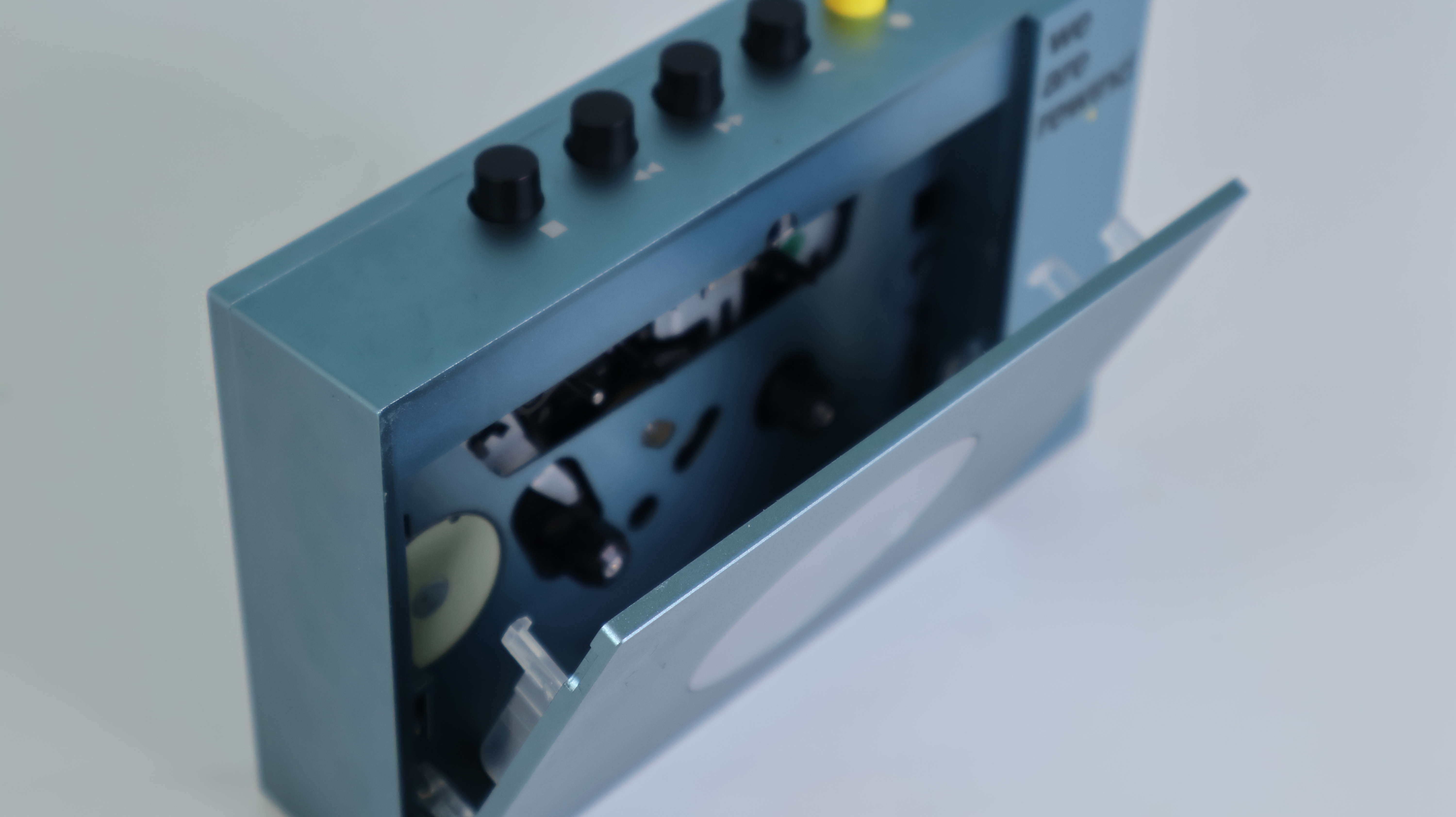 We Are Rewind Cassette player open