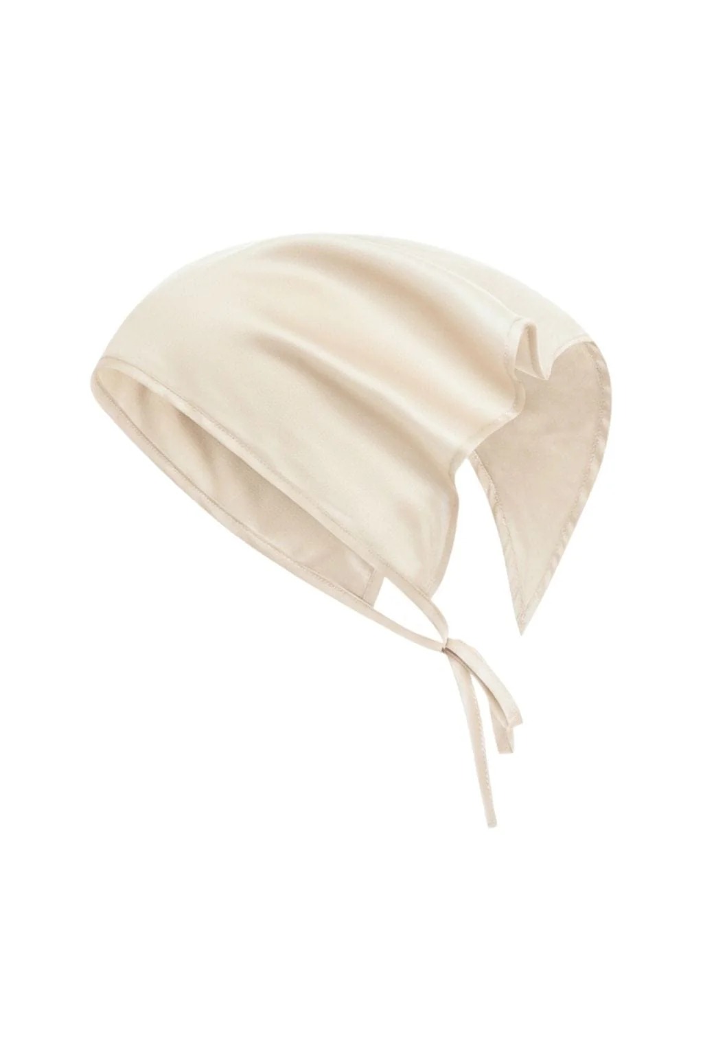 Montce, Cream Silkie Tie-Up Scarf