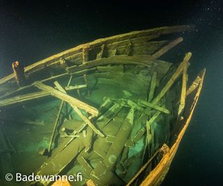 Volunteer divers from the nonprofit Badewanne team discovered this Dutch fluit ship in the Gulf of Finland in the Baltic Sea.