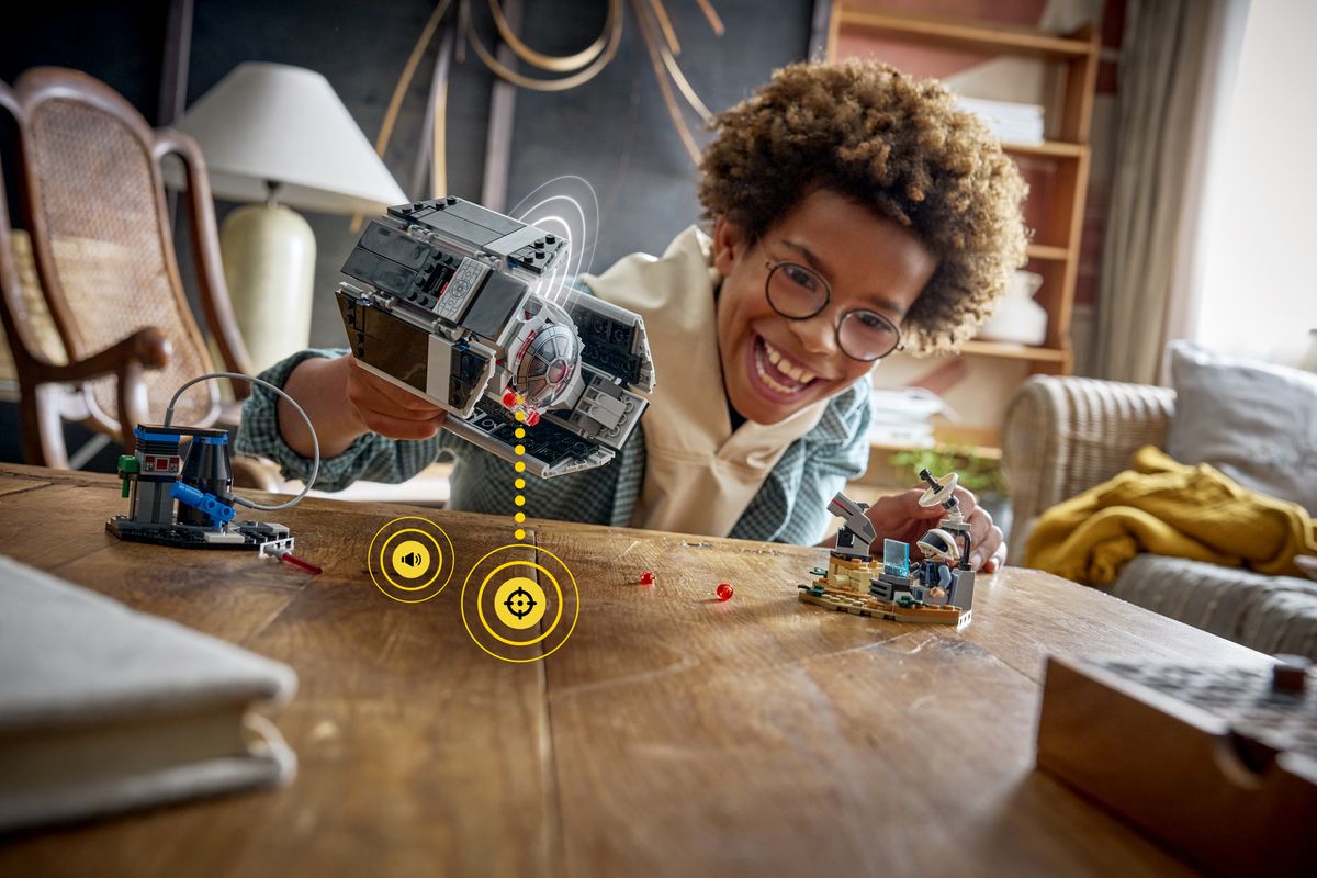 Lego Smart Play sets being played with by children in a home environment