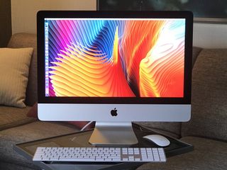 iMac desktop screen