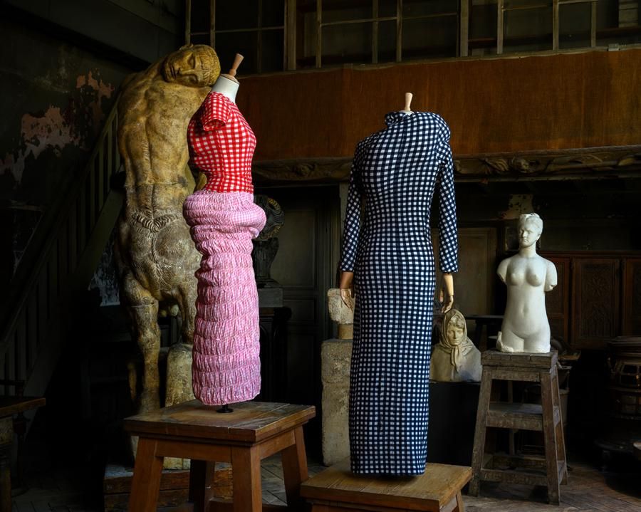 mannequin with dresses