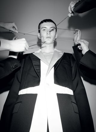 The sinewy lines of this season’s tailored looks