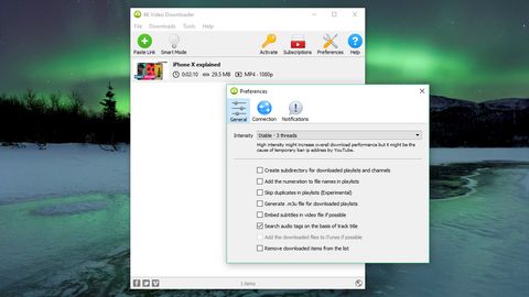 setup download folder for 4k video downloader