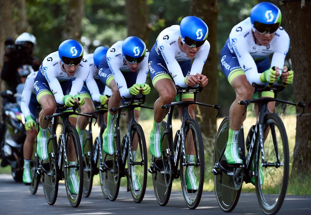 Orica-GreenEdge finished fifth on Tuesday.