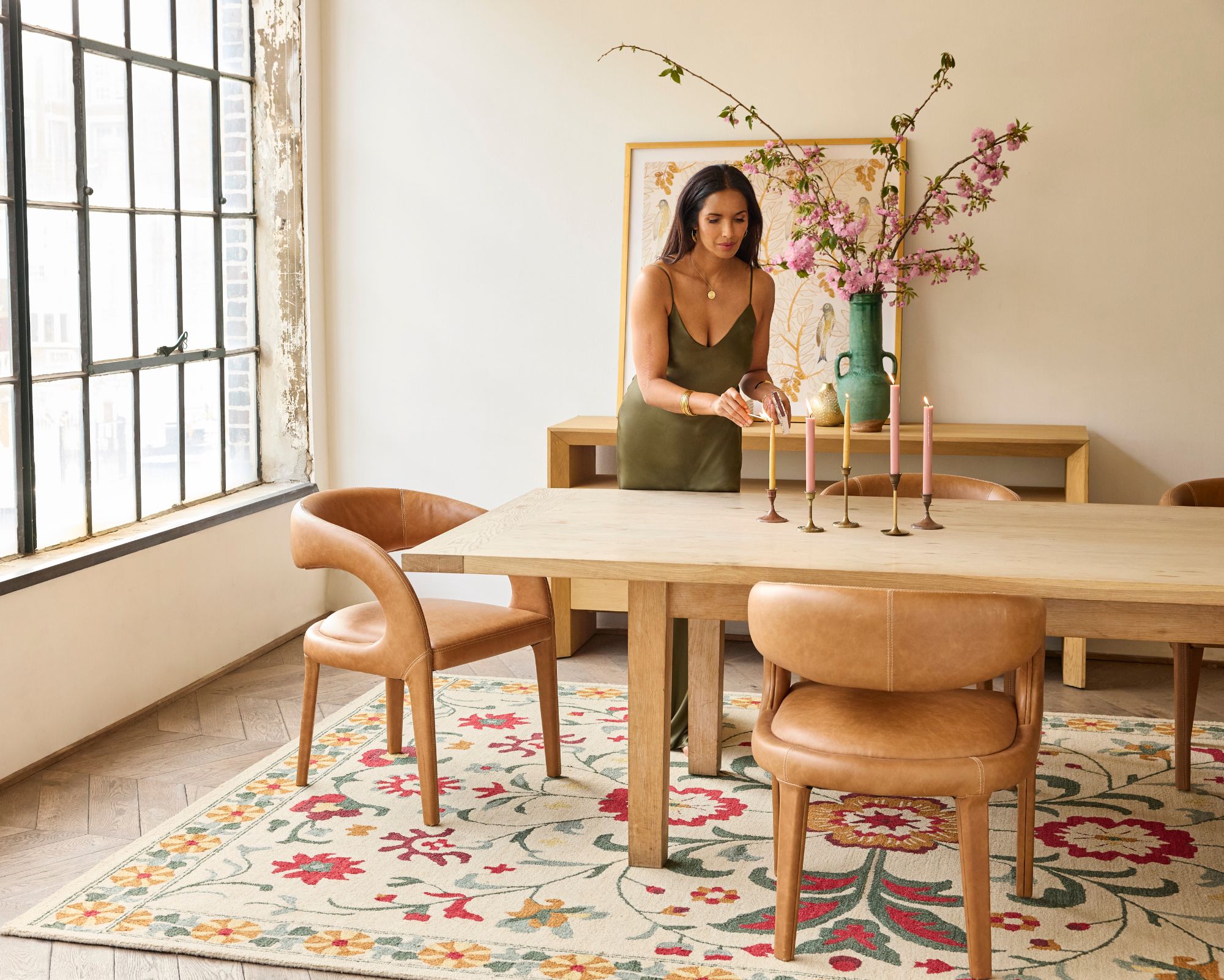padma lakshmi's collection for Rugs USA