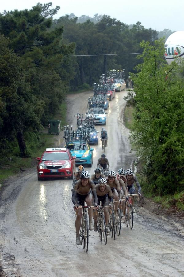 Mud or no mud, the strain begins to show on weary faces