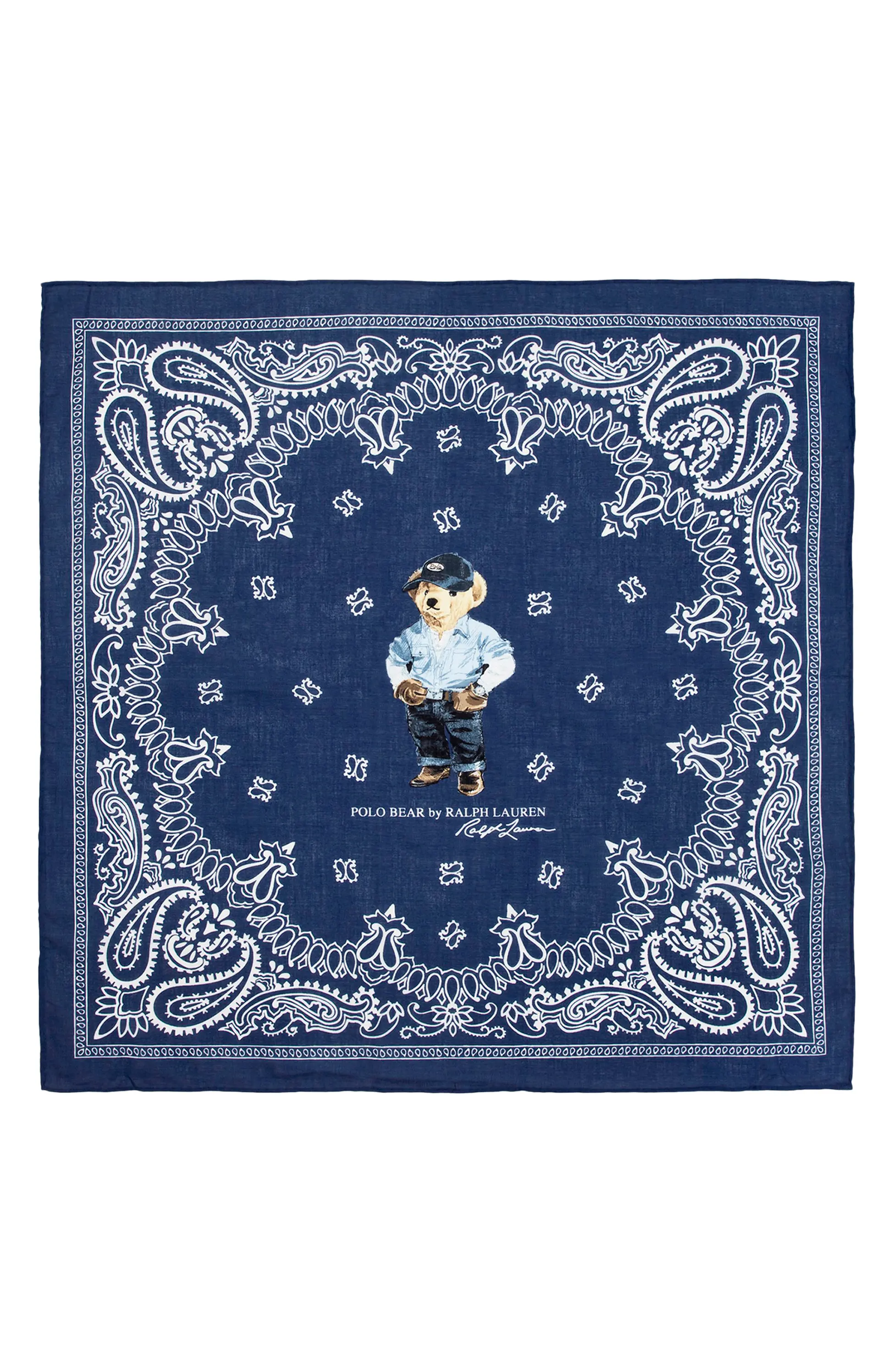 Polo Ralph Lauren, Polo Bear Country Store Cotton Bandana Scarf