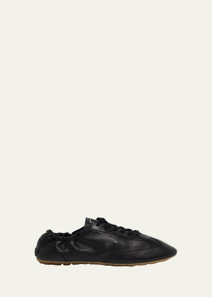 Men's Lewis Grained Leather Sneakers