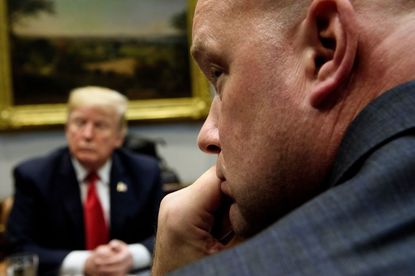 President Trump and acting Attorney General Matthew Whitaker